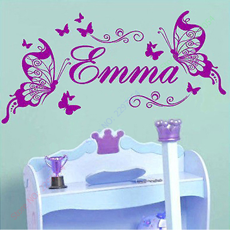 Yeni kelebekler kişiselleştiri - Baby Girl Nursery Quotes incelemesi ve fiyatı