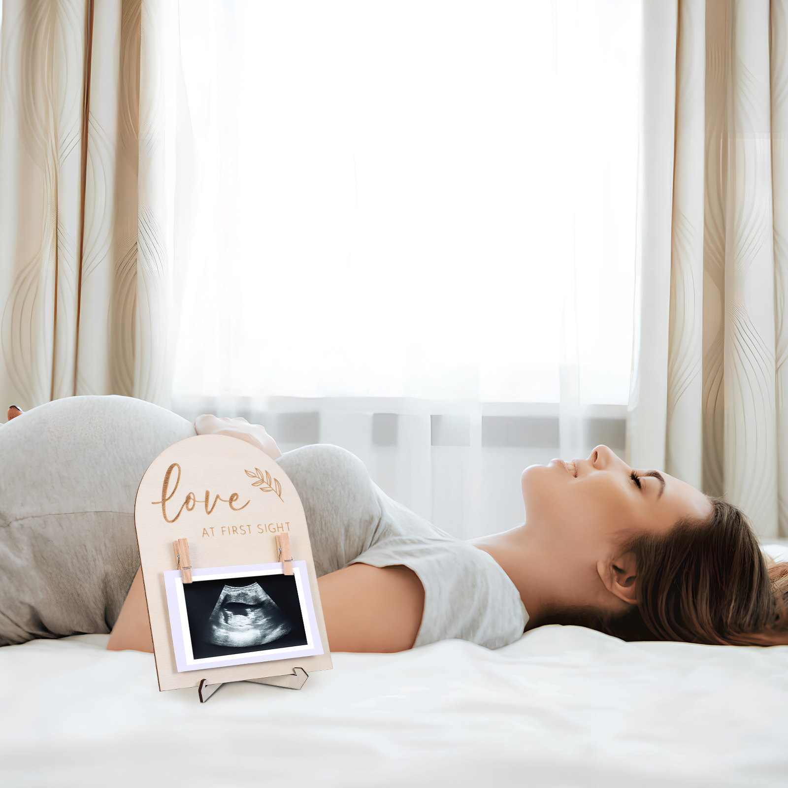 Ahşap Bebek Fotoğraf Çerçevesi - Baby Nursery Frames incelemesi ve fiyatı